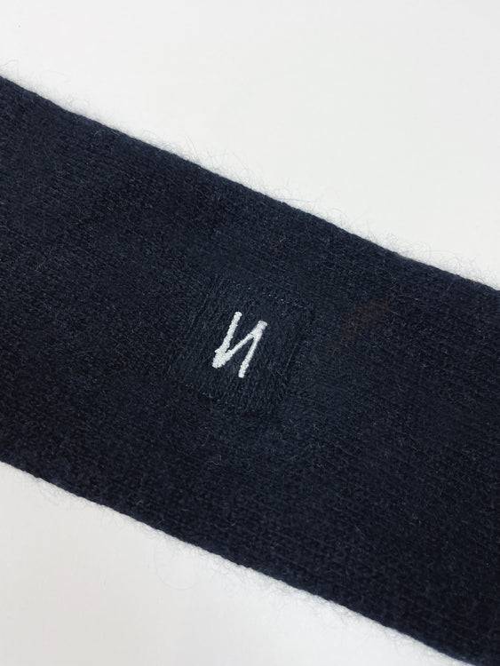 Nonoi Studio STIRNBAND "MONT" SCHWARZ // WOLLE Limitierter Zeitrabatt