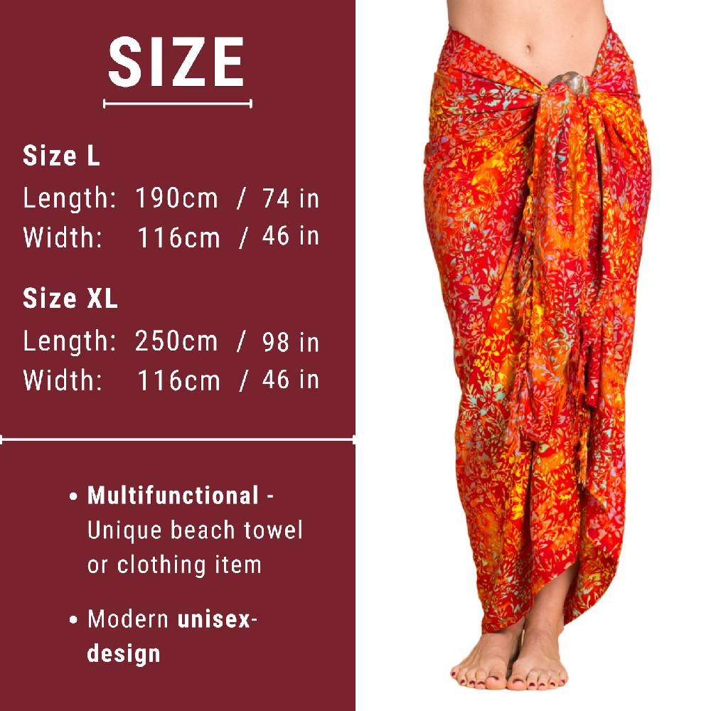 Panasiam Sarong Wachsbatik in zwei Größen Hotsell
