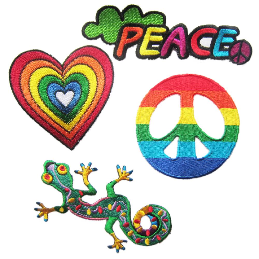Panasiam Peace Aufbügler 4er Set Riesige Ersparnisse