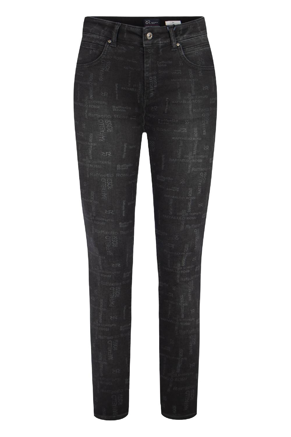 ﻿Raffaello Rossi 5-Pocket Skinny lang Mid Waist gemustert: AMAL L Versandkostenfrei