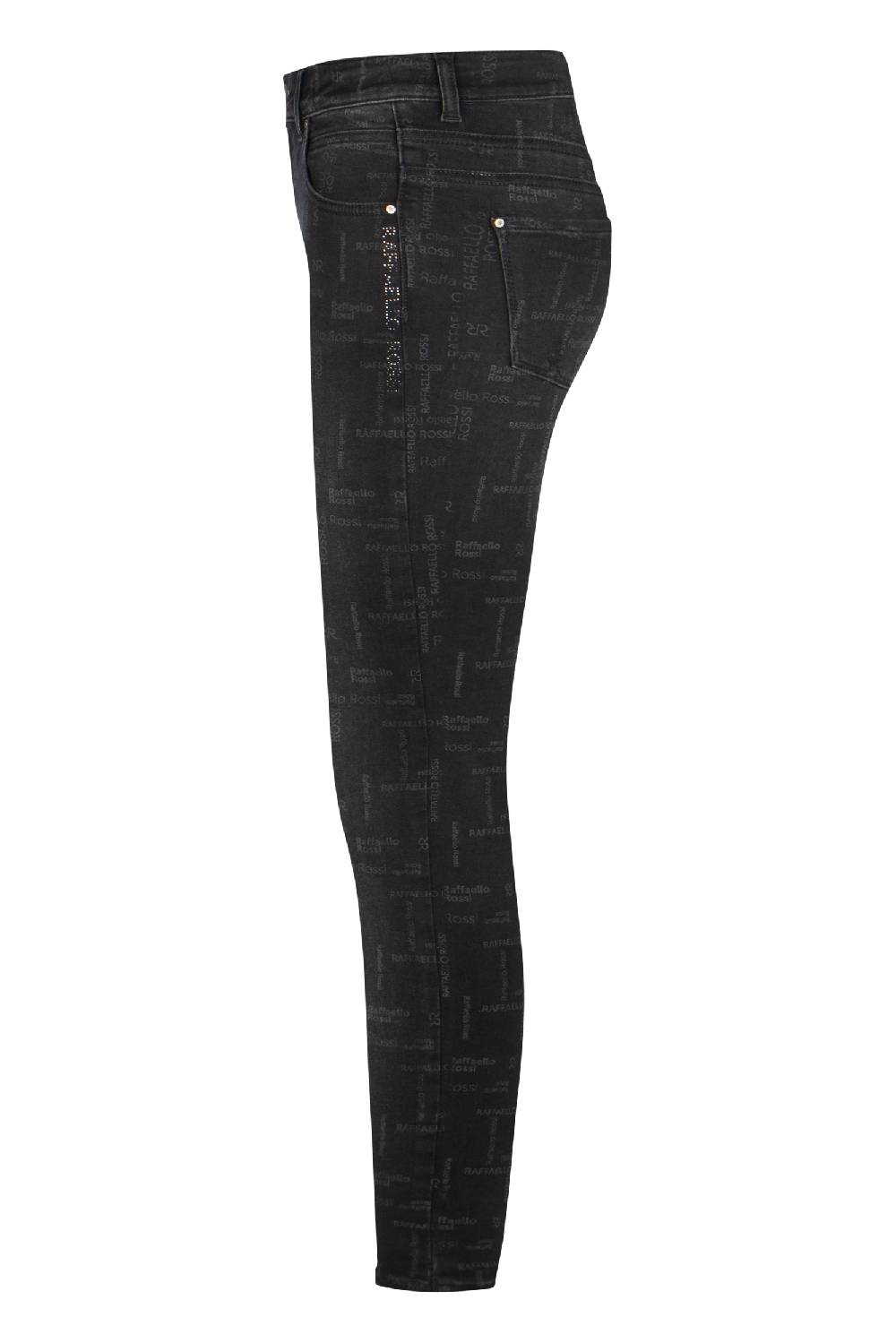 ﻿Raffaello Rossi 5-Pocket Skinny lang Mid Waist gemustert: AMAL L Versandkostenfrei