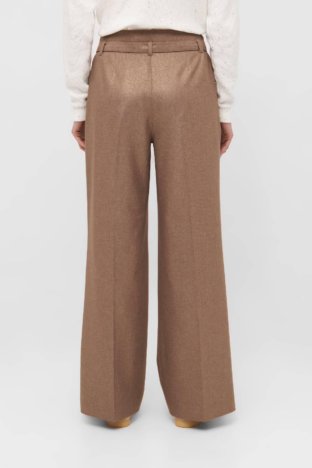 Raffaello Rossi Marlenehose Wide Leg lang High Waist beige: ANAIS Großer Ausverkauf
