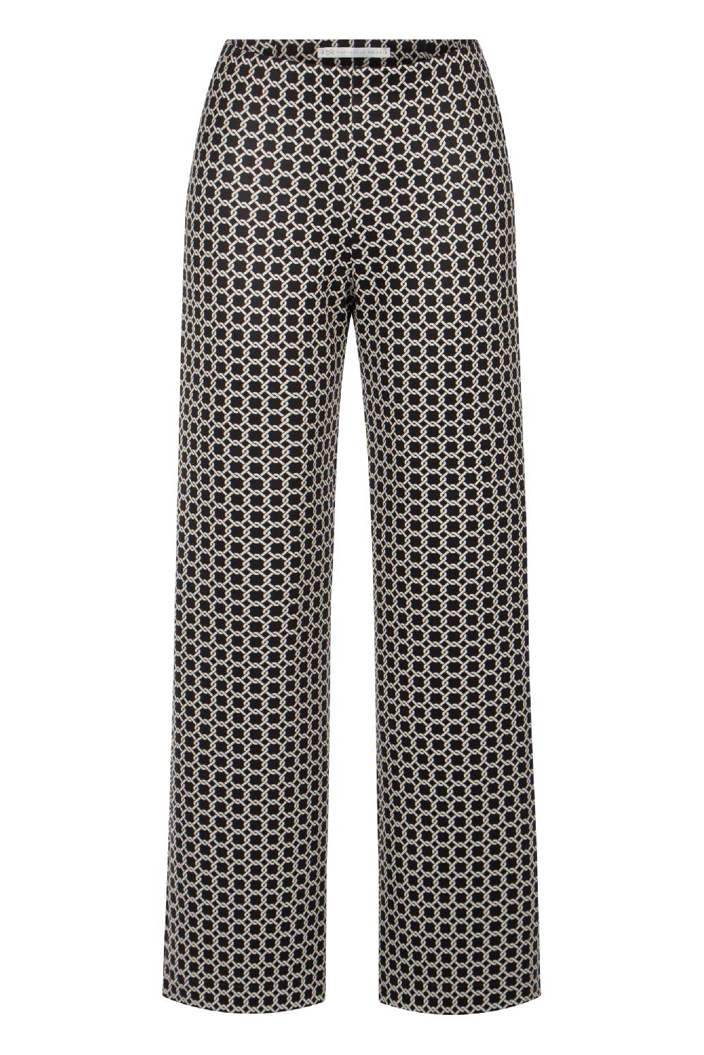 Raffaello Rossi Marlenehose Wide Leg lang Mid Waist gemustert: ELAINE Vatertagsangebot