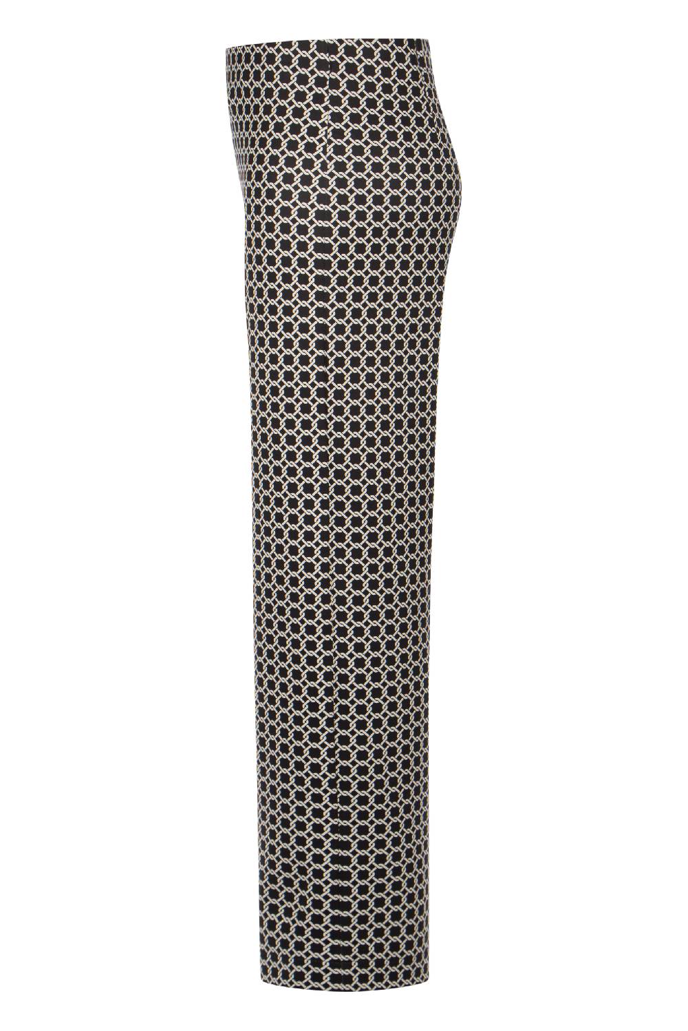 Raffaello Rossi Marlenehose Wide Leg lang Mid Waist gemustert: ELAINE Vatertagsangebot