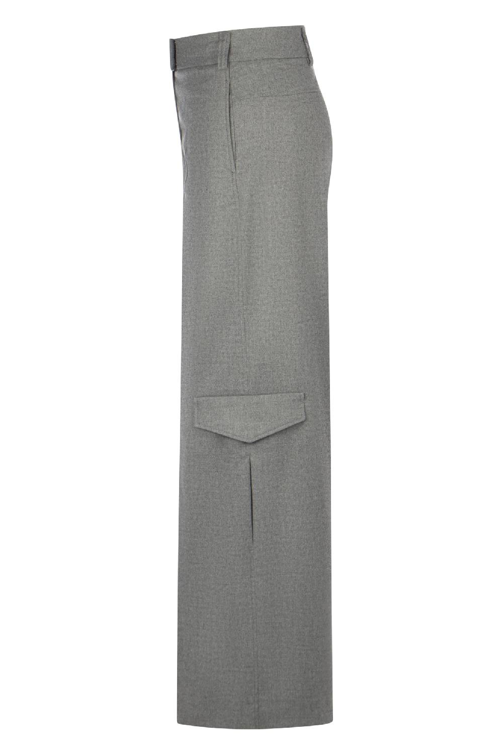 Raffaello Rossi Cargo Wide Leg lang High Waist grau: JASCHA Valentinstagsangebot