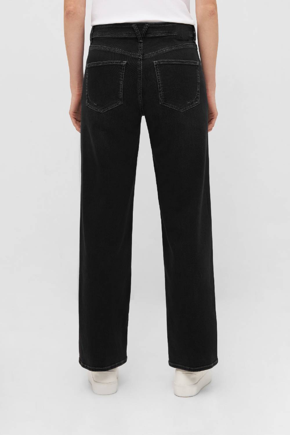 Raffaello Rossi Marlenehose Straight lang Mid Waist grau: KIRA B Lagerräumung