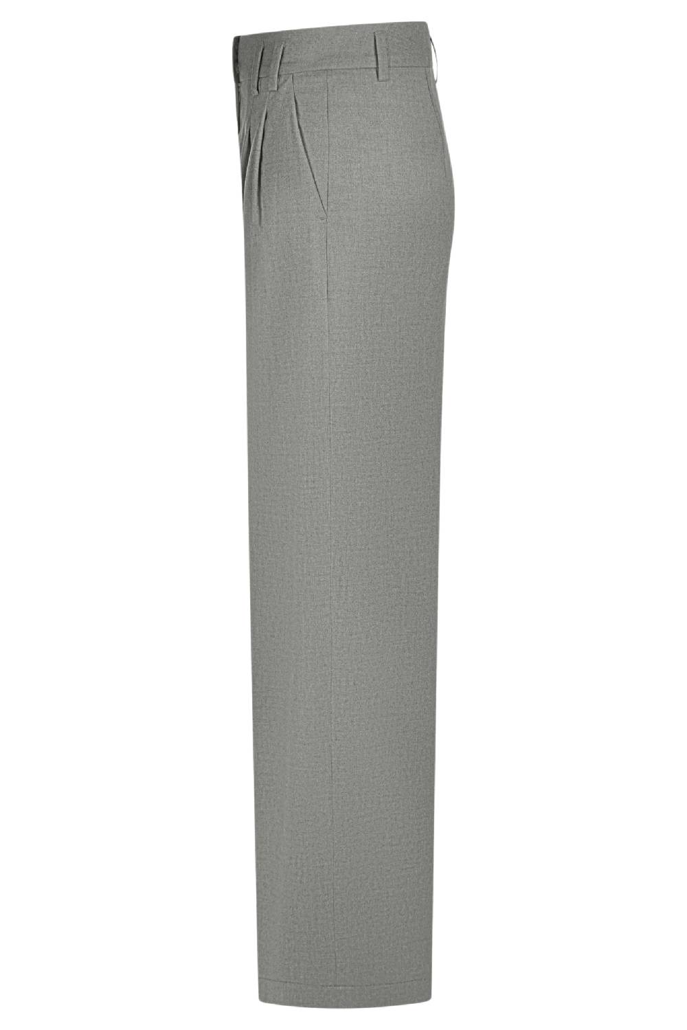 Raffaello Rossi Bundfaltenhose Wide Leg lang High Waist grau: MAYLA Online Outlet