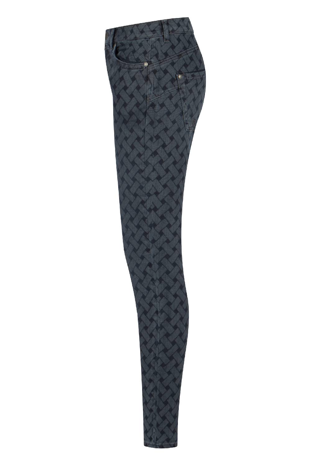 Raffaello Rossi 5-Pocket Slim lang Mid Waist gemustert: SUZY L Tägliche Deals
