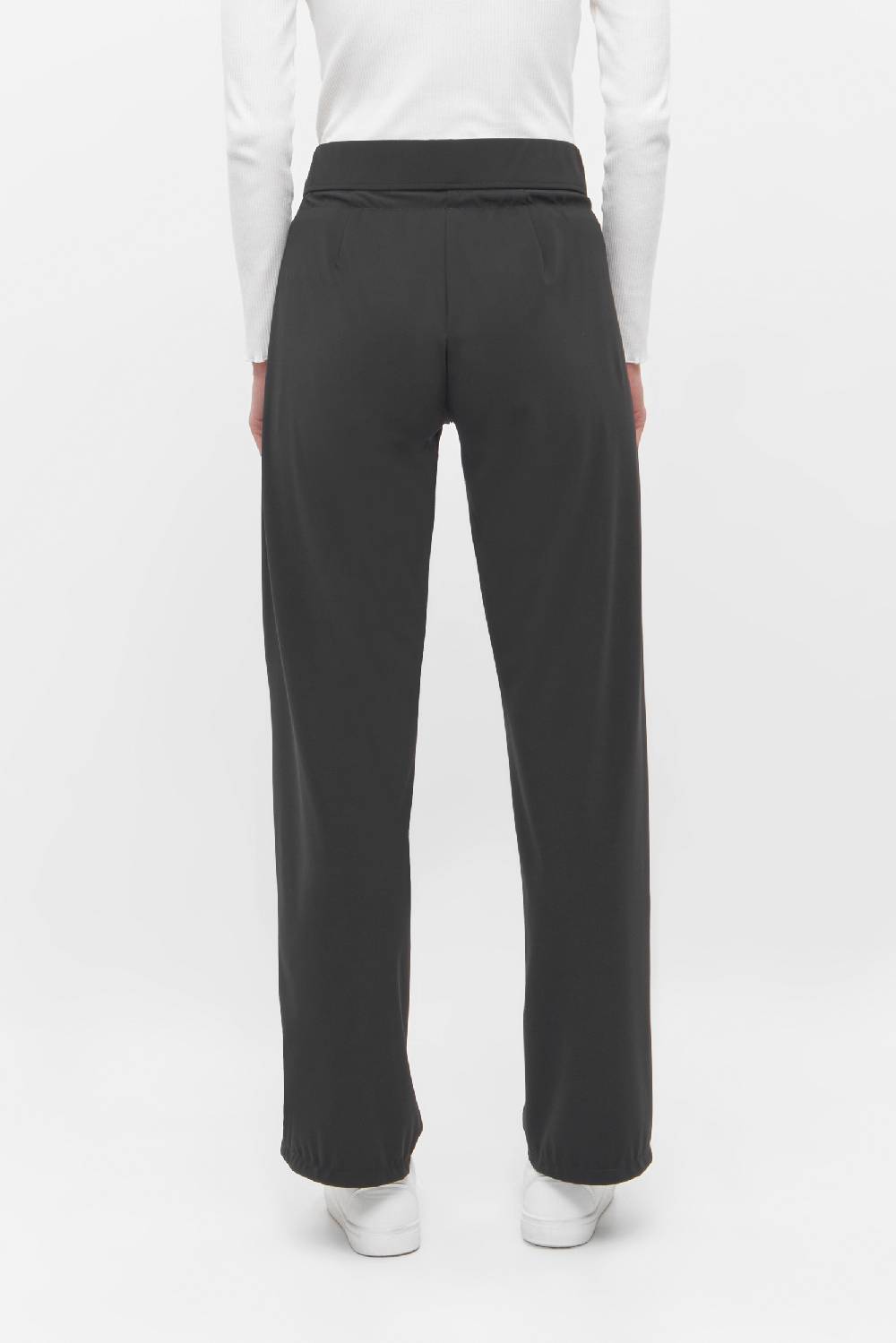 Raffaello Rossi Joggpant Straight lang Mid Waist schwarz: CANDICE STRAIGHT Super Sparpreis