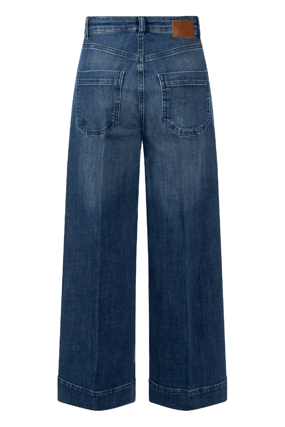 Raffaello Rossi 5-Pocket Wide Leg verkürzt -6/8 High Waist blau: MIRU 6/8 Discount Store für neue Produkte