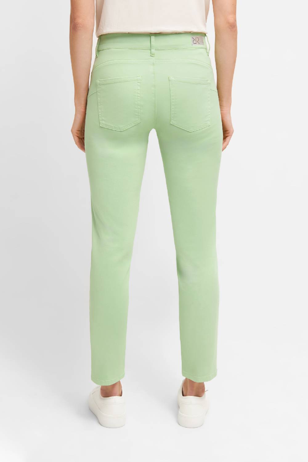 Raffaello Rossi 5-Pocket Slim verkürzt -7/8 Low Waist grün: SUZY Super Rabatt