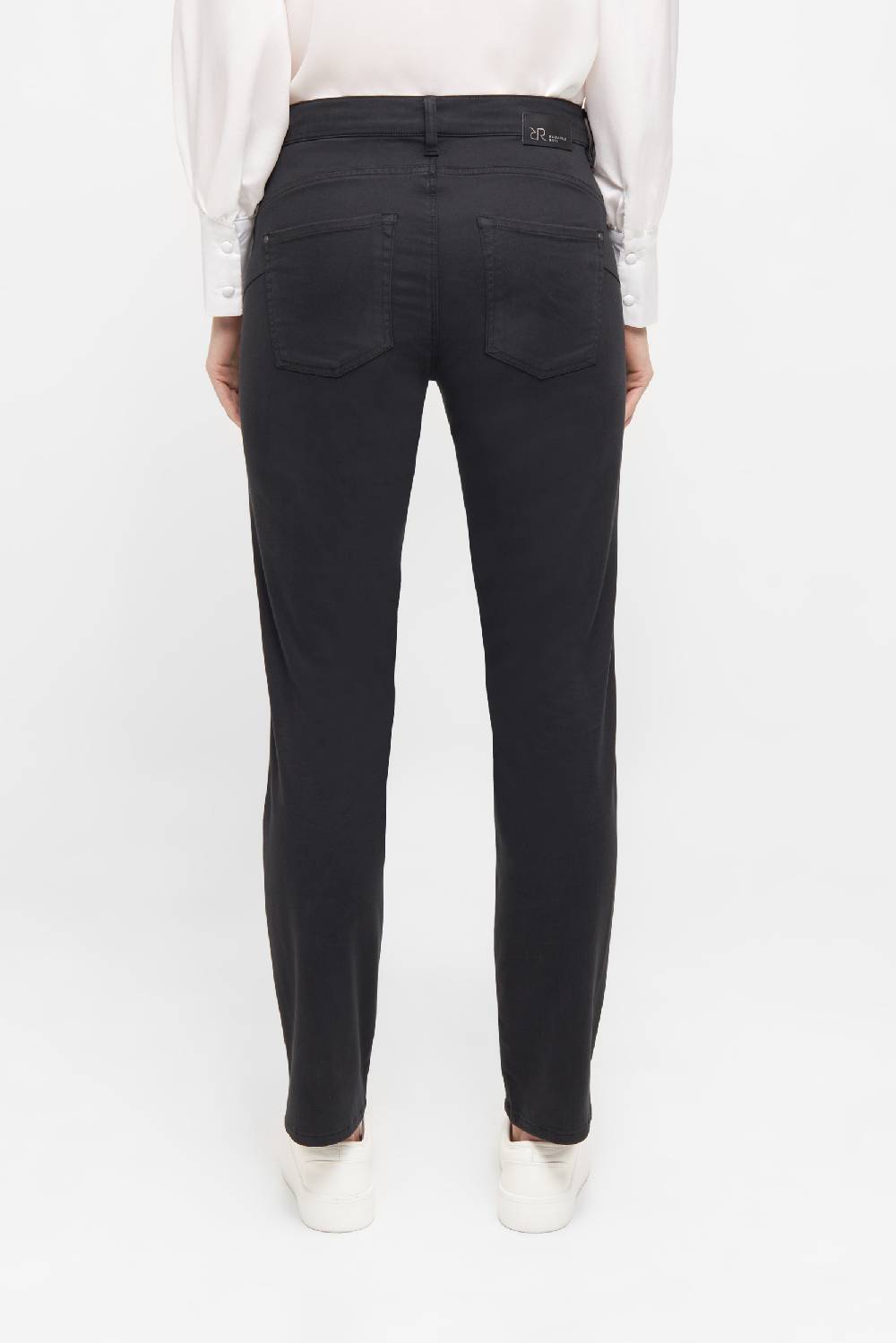 Raffaello Rossi 5-Pocket Slim lang Mid Waist schwarz: SUZY Riesige Rabatte
