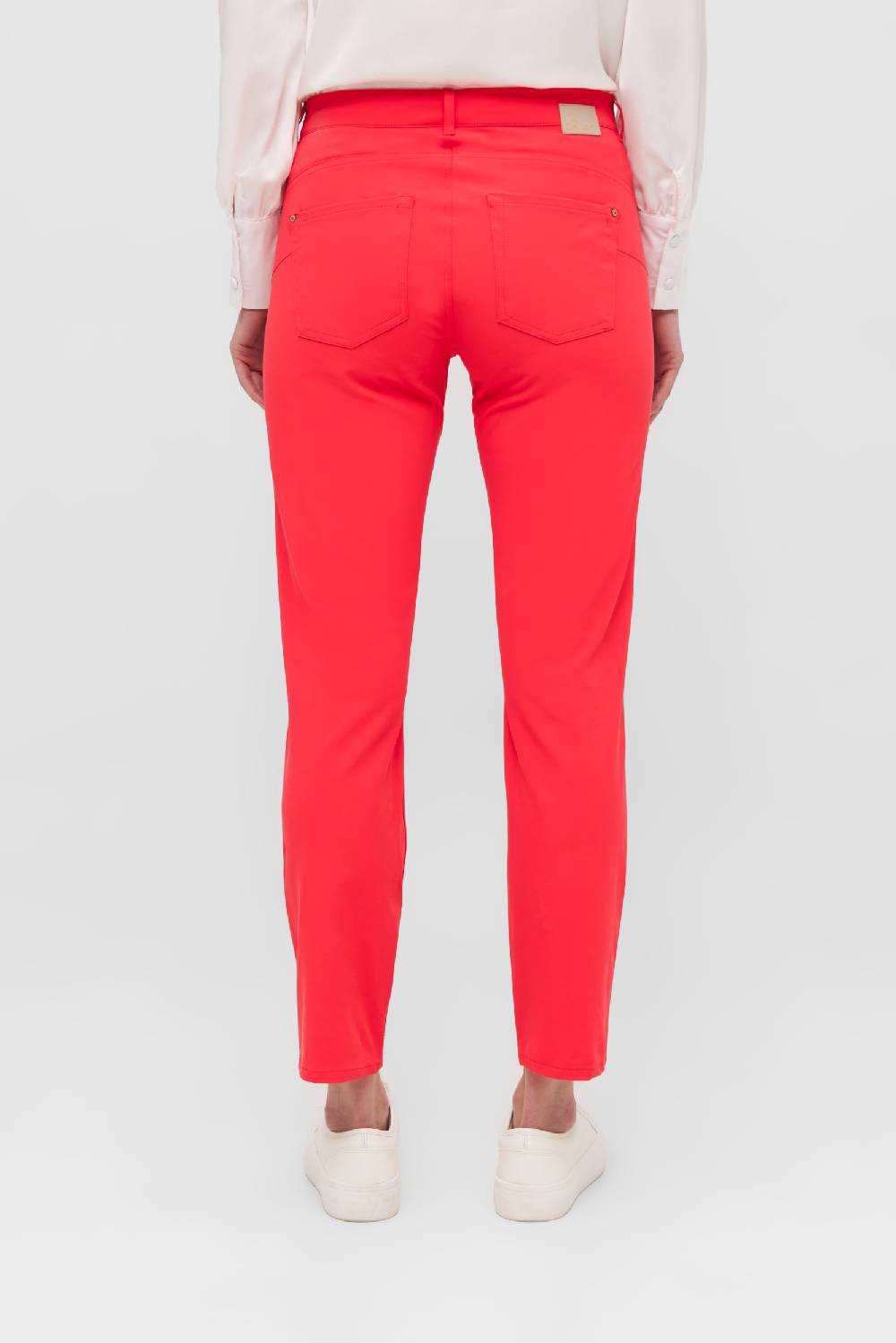 Raffaello Rossi 5-Pocket Slim verkürzt -7/8 Low Waist rot: SUZY 50% Rabatt mit kostenlosem Versand