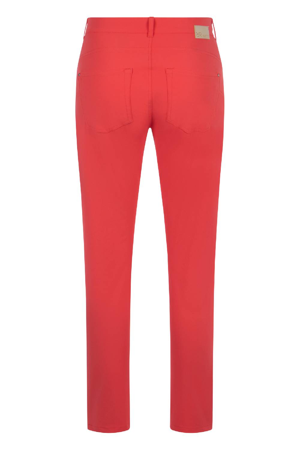Raffaello Rossi 5-Pocket Slim verkürzt -7/8 Low Waist rot: SUZY 50% Rabatt mit kostenlosem Versand