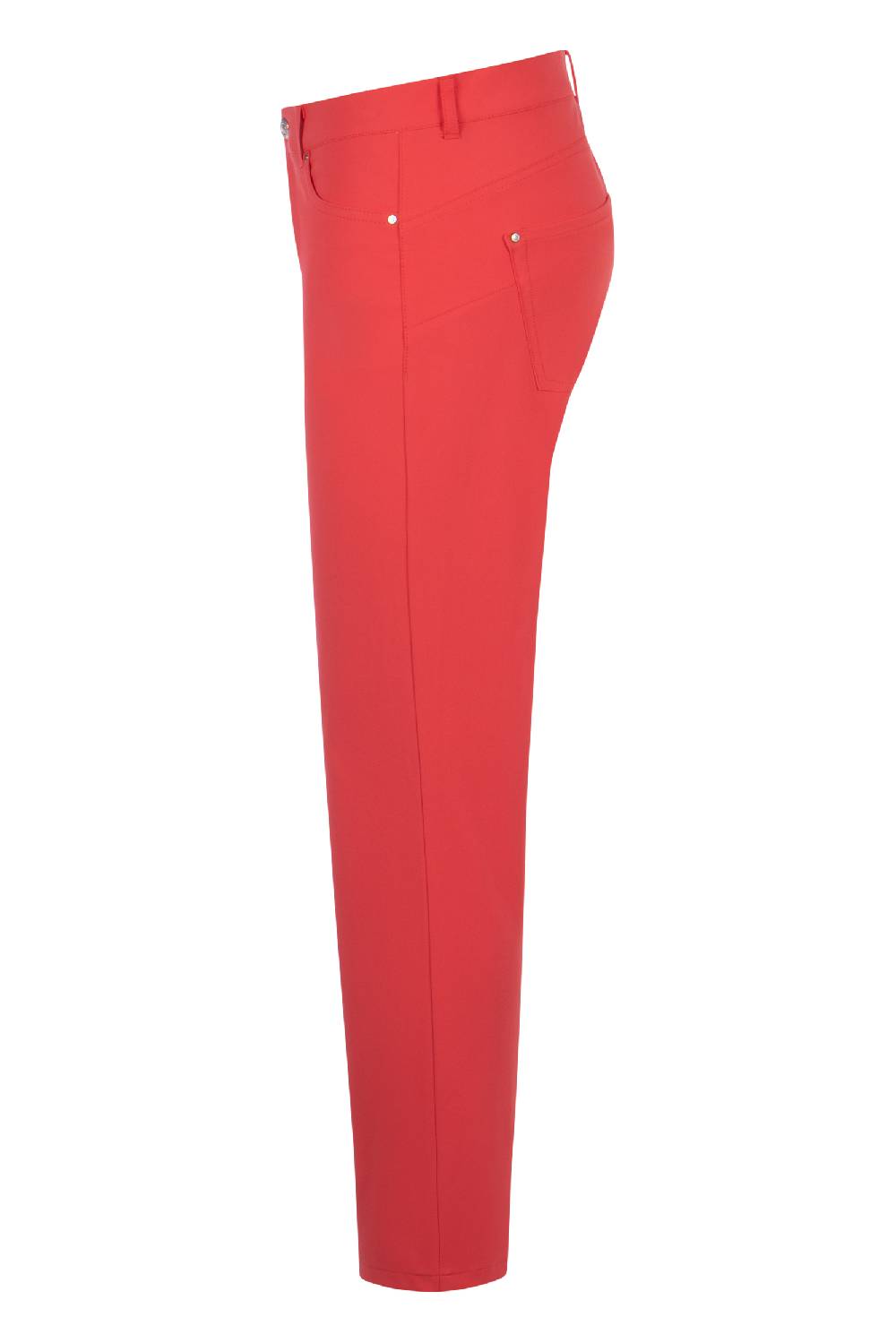 Raffaello Rossi 5-Pocket Slim verkürzt -7/8 Low Waist rot: SUZY 50% Rabatt mit kostenlosem Versand