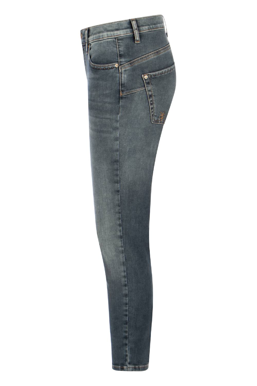 Raffaello Rossi 5-Pocket Slim lang Low Waist grau: SUZY Clearance-Verkauf