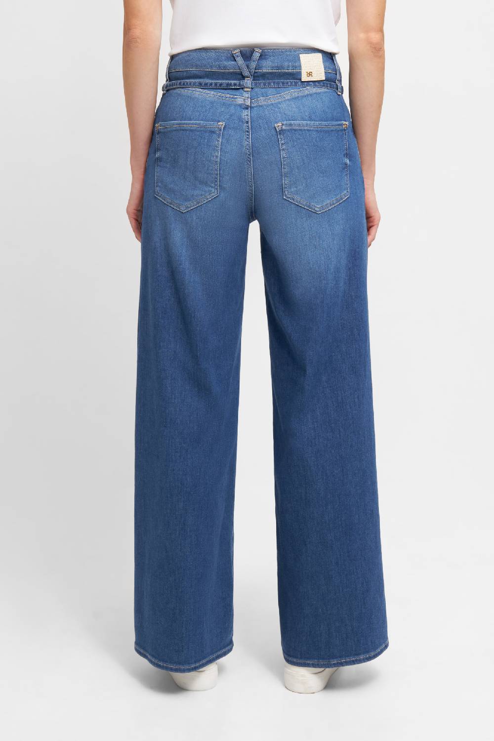 Raffaello Rossi 5-Pocket Wide Leg lang High Waist blau: SVENTY B Kostenloser Versand international