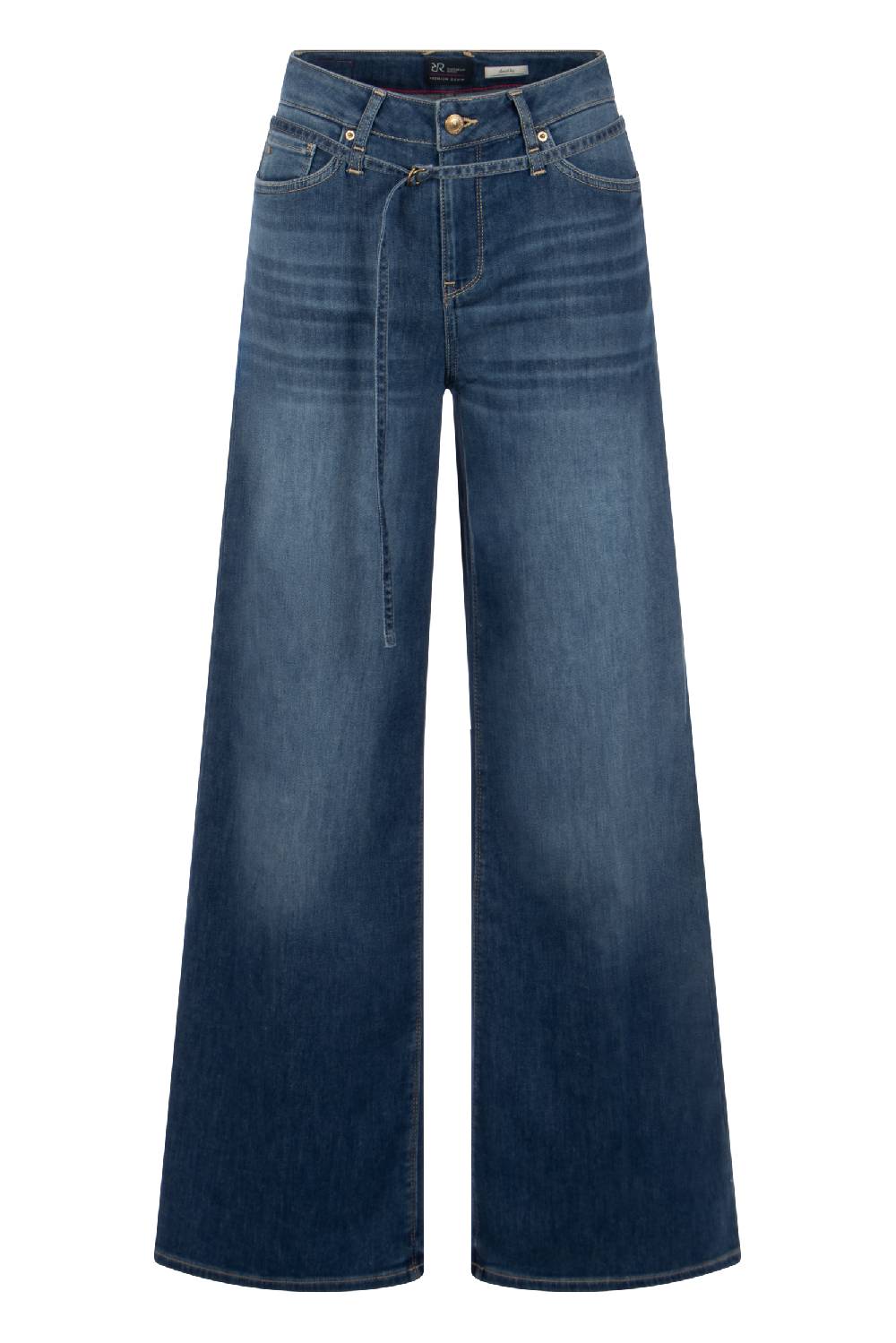 Raffaello Rossi 5-Pocket Wide Leg lang High Waist blau: SVENTY B Kostenloser Versand international