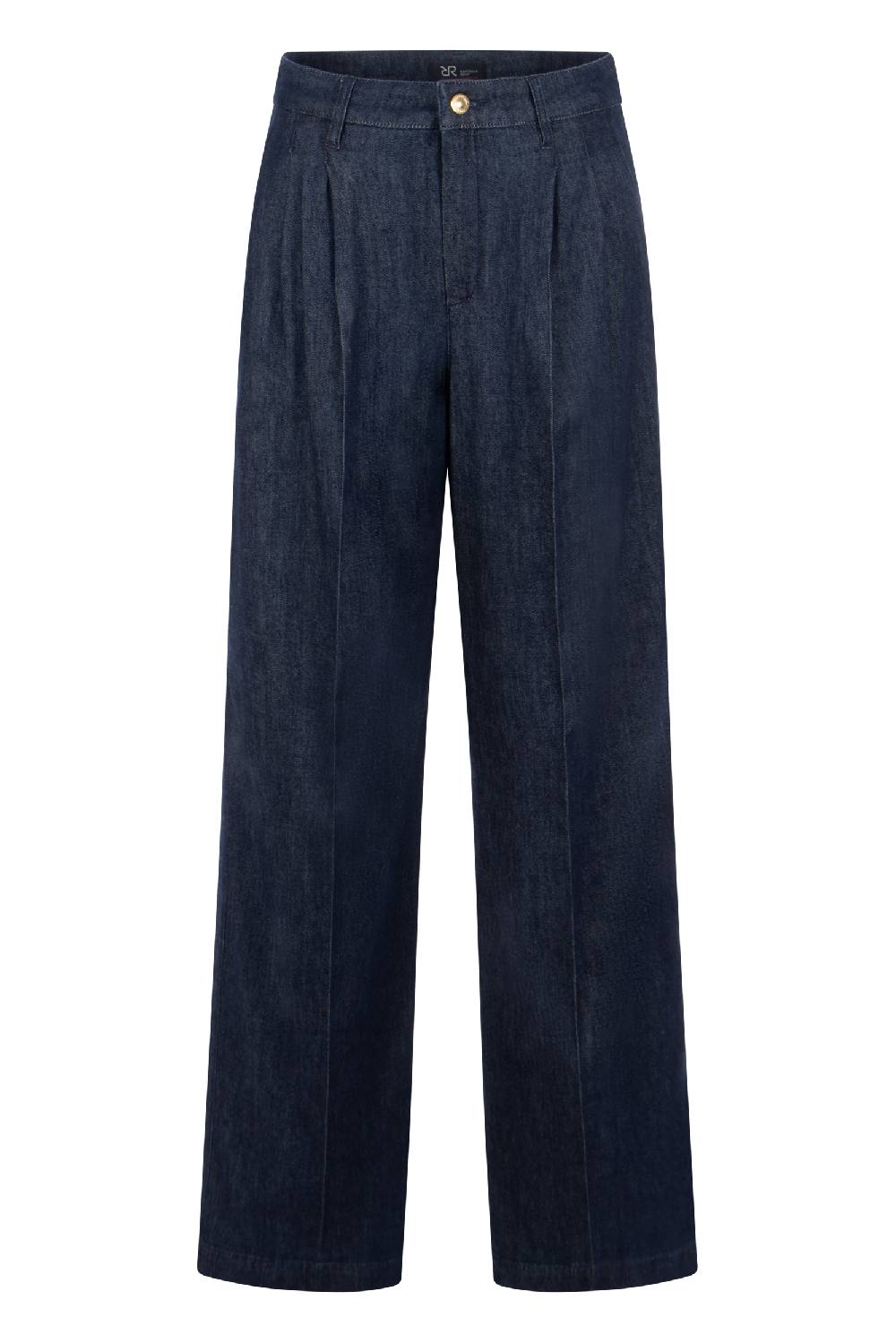 Raffaello Rossi 5-Pocket Wide Leg lang High Waist blau: TARA Fabrikladen