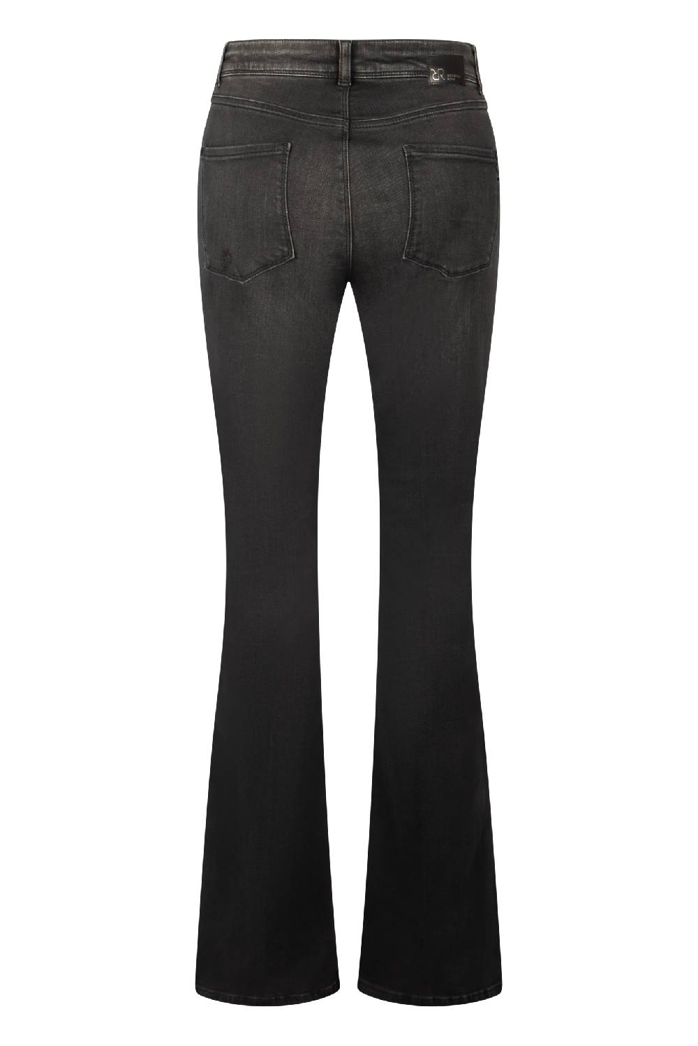 Raffaello Rossi 5-Pocket Wide Leg lang Mid Waist grau: VIC FLARED Black Friday Preise