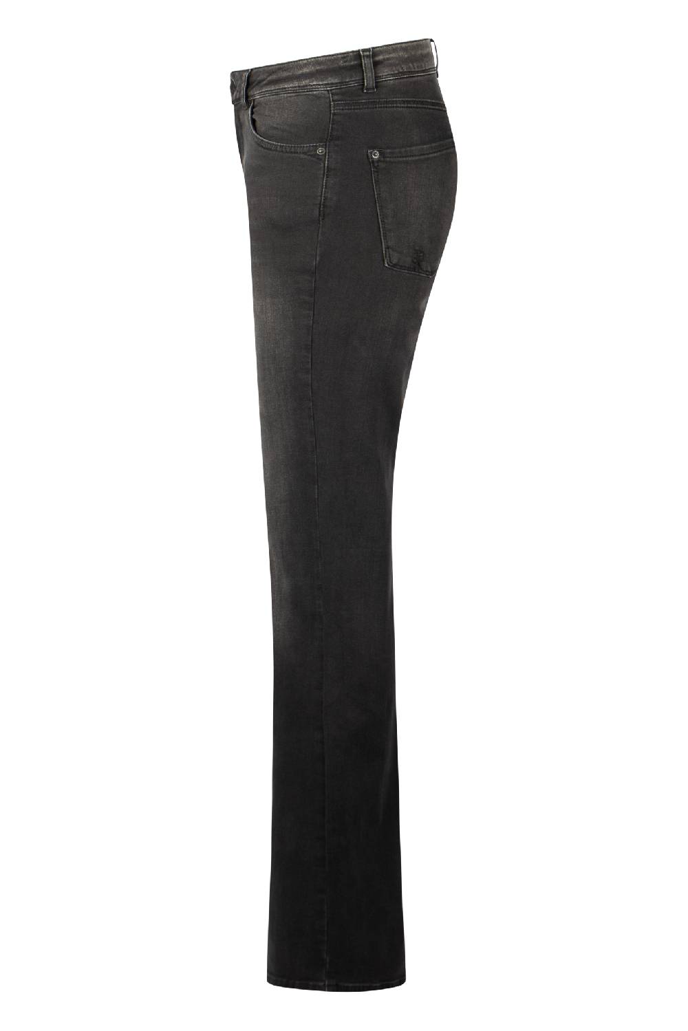 Raffaello Rossi 5-Pocket Wide Leg lang Mid Waist grau: VIC FLARED Black Friday Preise