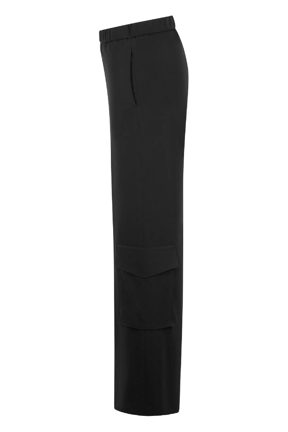 Raffaello Rossi Cargo Wide Leg lang High Waist schwarz: ALMA zollfrei