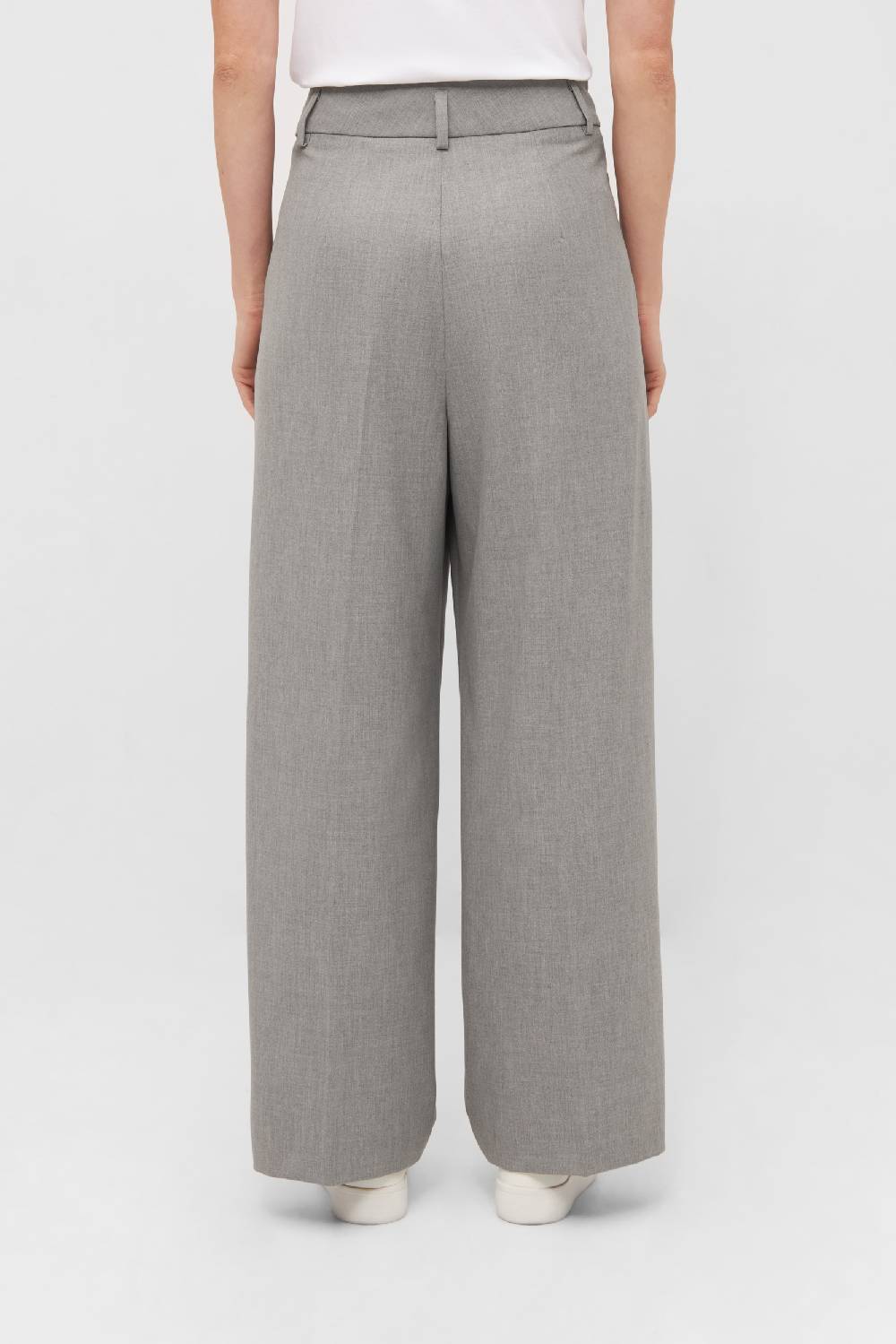 Raffaello Rossi Bundfaltenhose Wide Leg lang High Waist grau: MAYLA 2025
