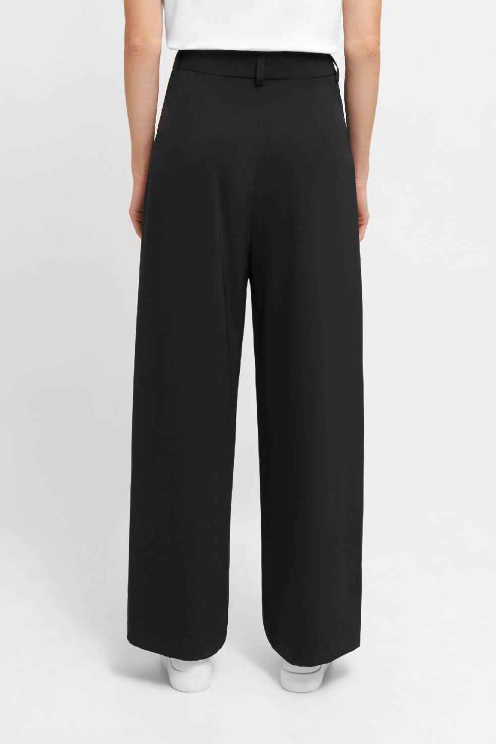 Raffaello Rossi Marlenehose Wide Leg lang High Waist schwarz: MAYLA Kostenloser Versand