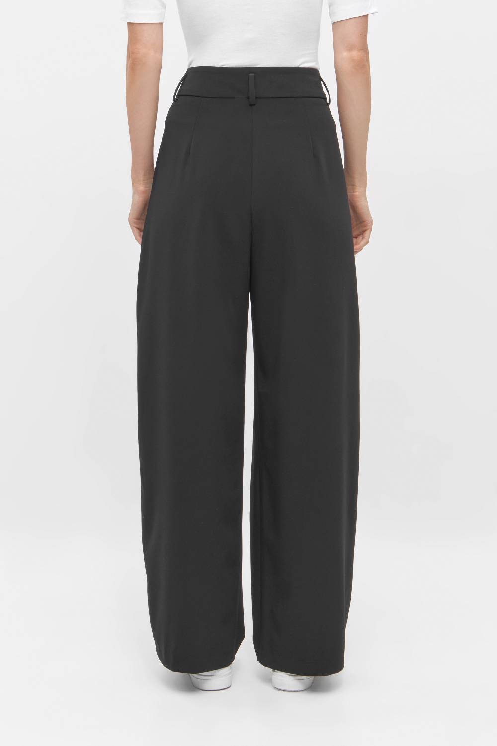 Raffaello Rossi Bundfaltenhose Wide Leg lang High Waist schwarz: MAYLA Limitierter Zeitrabatt