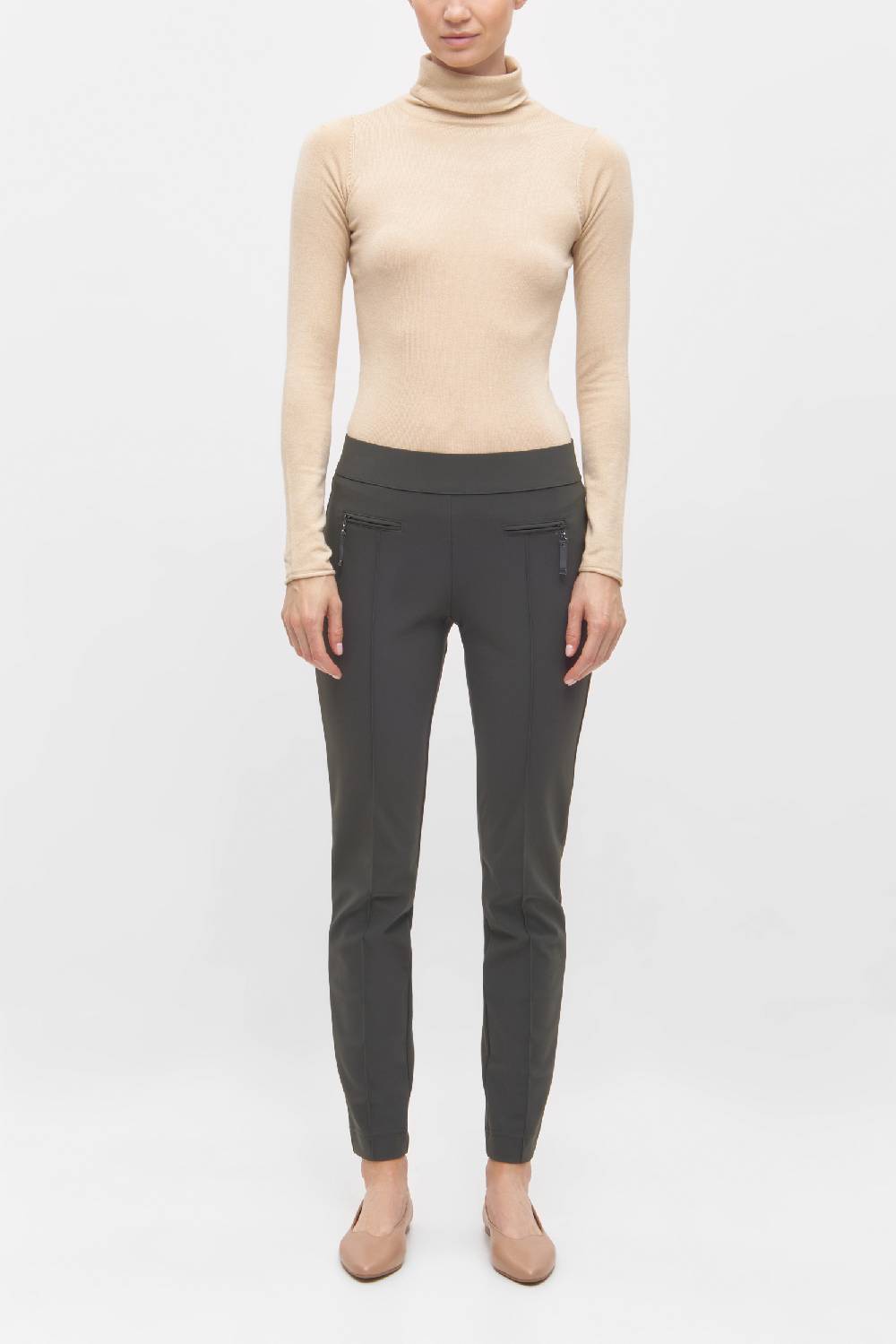 Raffaello Rossi Leggins Slim lang Mid Waist schwarz: OTTI Sonderangebot