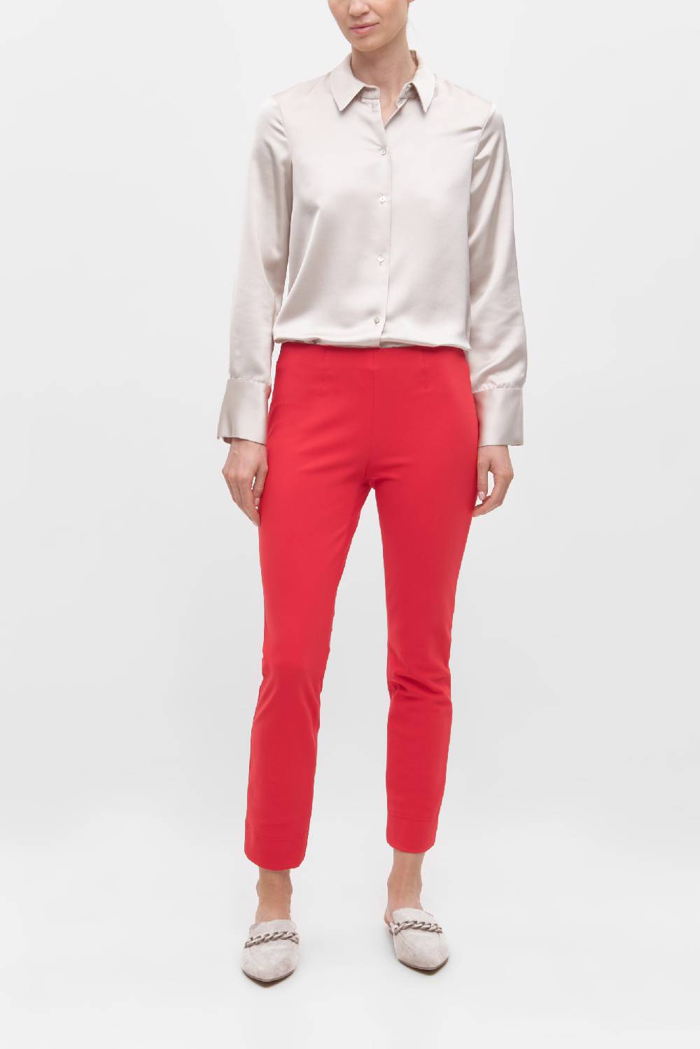 Raffaello Rossi Leggins Slim lang Mid Waist schwarz: PENNY Großer Ausverkauf
