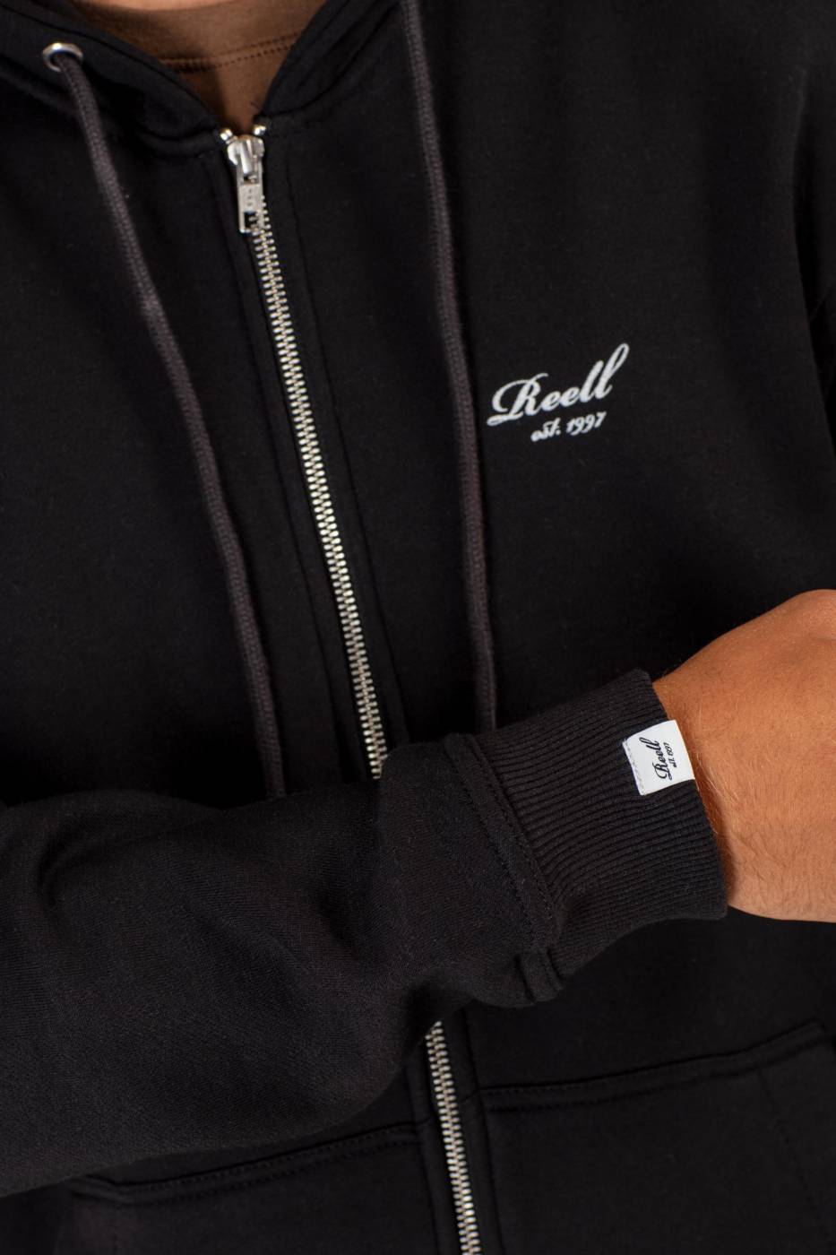 Reell Staple Logo Zip Hoodie Outlet