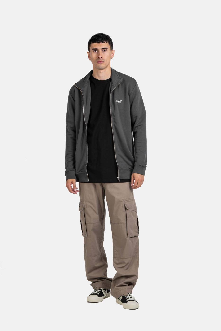 Reell Staple Zip Sweatshirt Super Rabatt