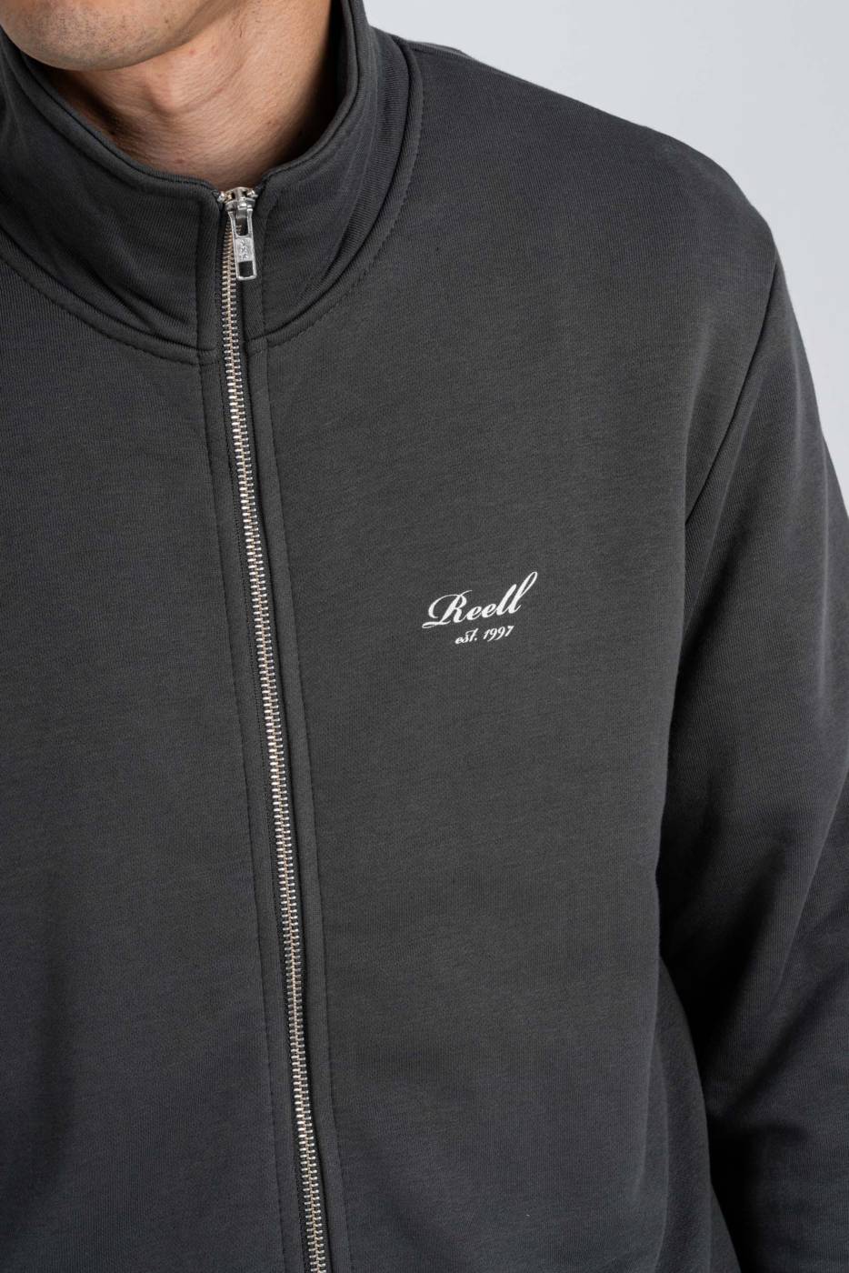 Reell Staple Zip Sweatshirt Super Rabatt