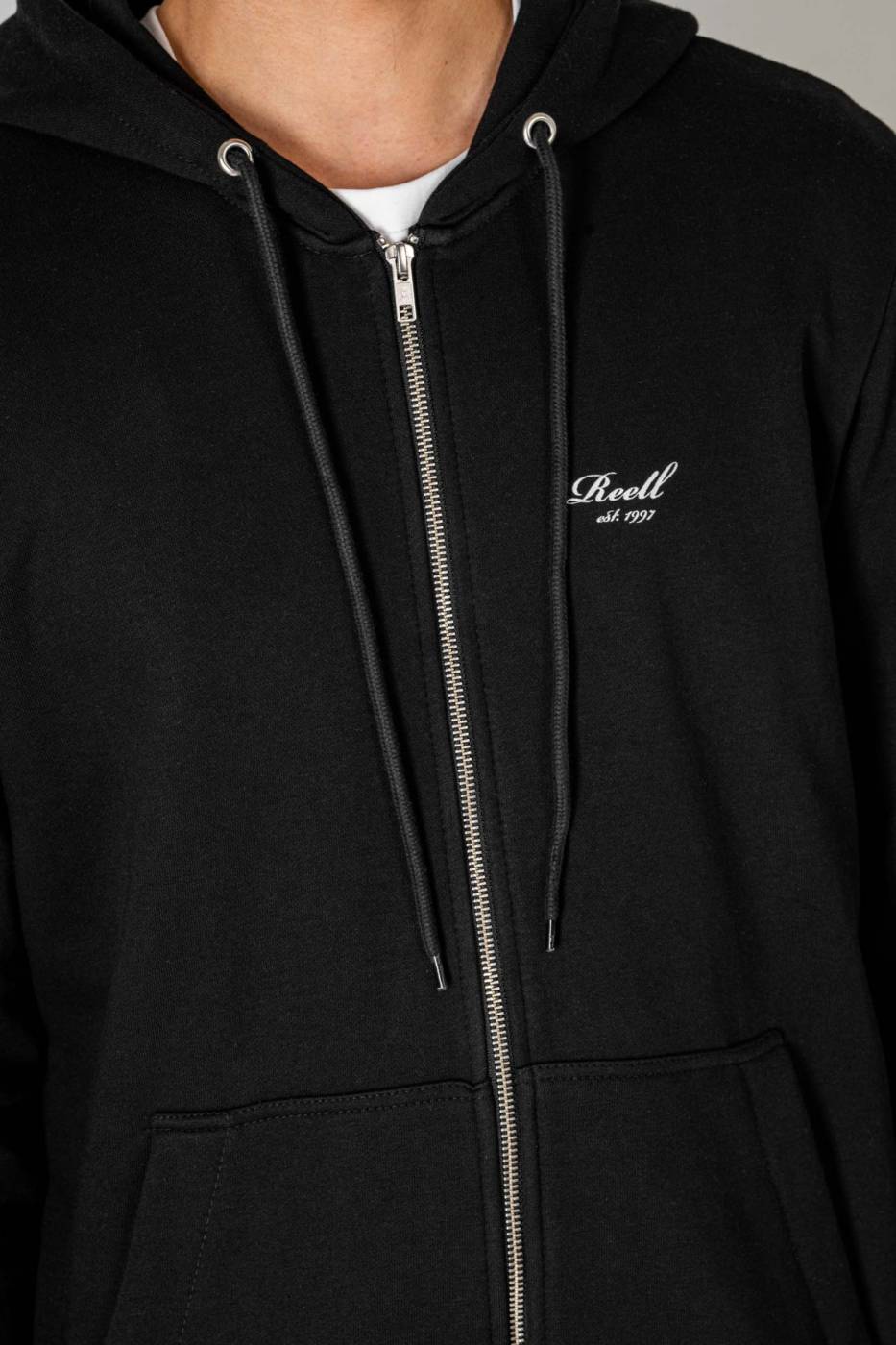 Reell Staple Terry Zip Hoodie Black Friday
