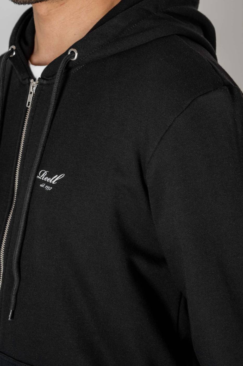 Reell Staple Terry Zip Hoodie Black Friday