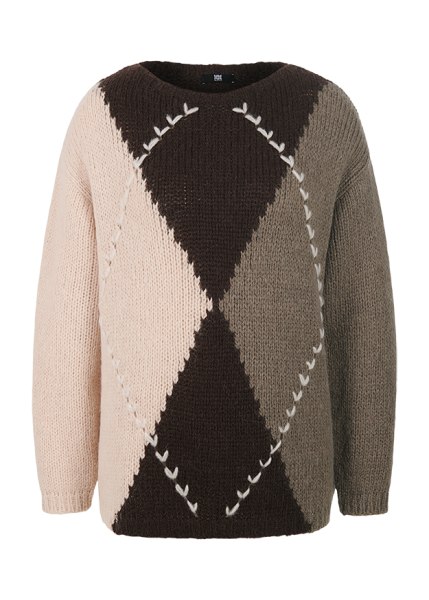 Riani PULLOVER MIT RAUTENMUSTER Großer Ausverkauf