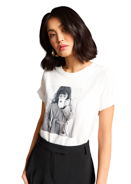 Riani T-SHIRT AUS COTTON JERSEY Discount Store für neue Produkte