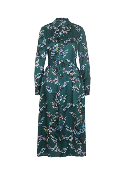 Riani VISKOSEKLEID MIT WINTER FLOWERS PRINT Riesige Rabatte
