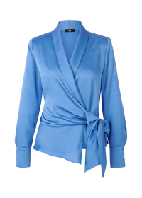Riani WICKELBLUSE AUS HAMMERED SATIN Auslauf