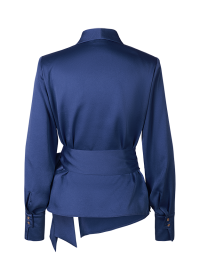 Riani WICKELBLUSE AUS HAMMERED SATIN Verkauf
