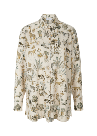 Riani BLUSE MIT SAFARINO PRINT Saisonale Angebote