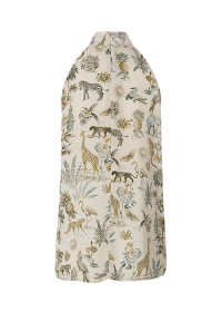 Riani HALTERNECK TOP MIT SAFARINO PRINT VIP-Rabatte