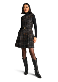 Riani KLEID AUS TWEED CHECK Fabrikladen