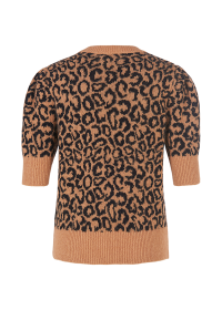 Riani KURZARM-PULLOVER MIT OCELOT PRINT Black Friday Preise