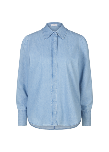 Riani BLUSE AUS LIGHT DENIM Riesige Ersparnisse