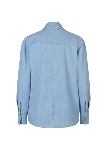 Riani BLUSE AUS LIGHT DENIM Riesige Ersparnisse
