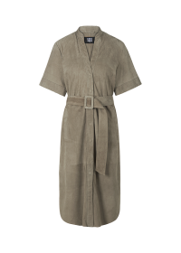 Riani LEDERKLEID MIT GÜRTEL 50% Rabatt für begrenzte Zeit