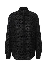 Riani BLUSE AUS LOGO TULLE Sonderangebot der Fabrik