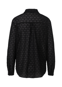 Riani BLUSE AUS LOGO TULLE Sonderangebot der Fabrik